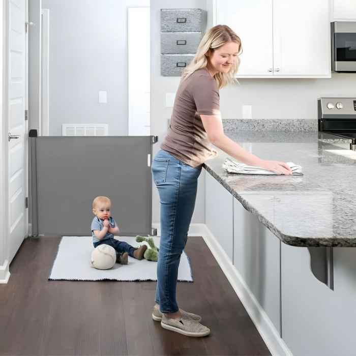 Bariera de siguranta 180 cm Ecotoys SG-002 - Gri [9]