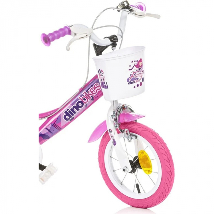 Bicicleta copii Dino Bikes 12' Fairy roz [2]