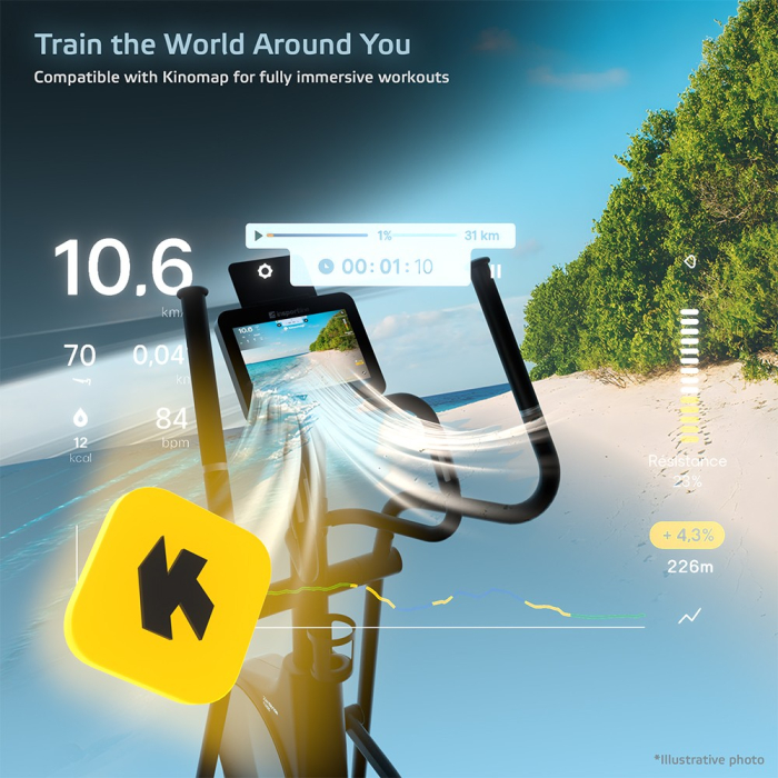 Bicicleta eliptica inSPORTline ZenStride 600 [10]