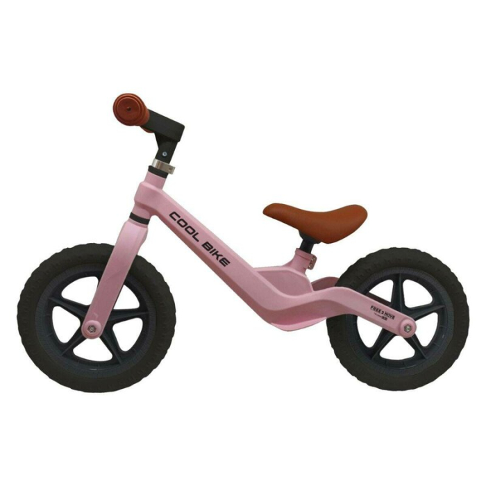 Bicicleta fara pedale, Free2Move, Cool Bike, Cu ghidon si sa reglabile, Roti din EVA, Pana in 30 Kg, Roti 12 inch, 24 luni+, Pink [3]