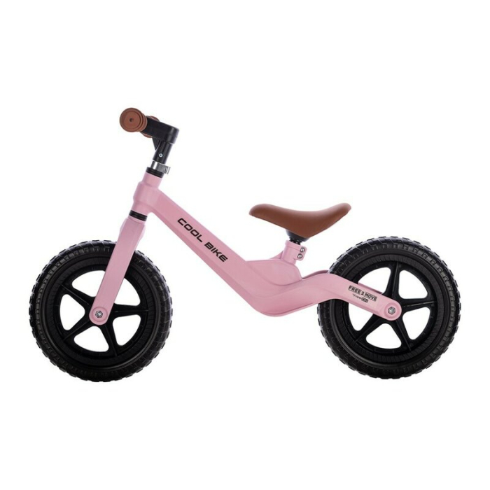 Bicicleta fara pedale, Free2Move, Cool Bike, Cu ghidon si sa reglabile, Roti din EVA, Pana in 30 Kg, Roti 12 inch, 24 luni+, Pink [5]