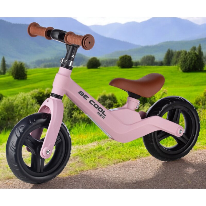 Bicicleta fara pedale, FreeON, Be Cool Mini, cu ghidon si sa reglabile, Roti din EVA, Pana in 30 Kg, Roti 8 inch, 12 luni+, Roz [2]
