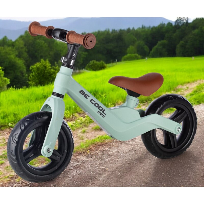Bicicleta fara pedale, FreeON, Be Cool Mini, cu ghidon si sa reglabile, Roti din EVA, Pana in 30 Kg, Roti 8 inch, 12 luni+, Verde [2]
