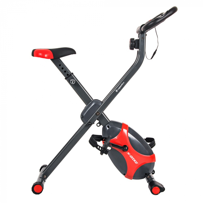 Bicicleta Magnetica Pliabila inSPORTline Xbike, Negru [8]
