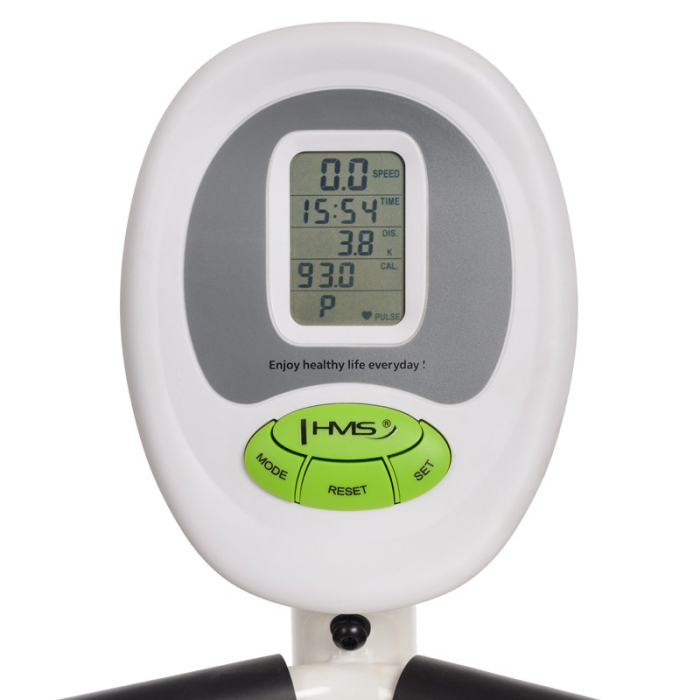 Bicicleta Magnetica Recumbent HMS R9259, alb-verde [6]