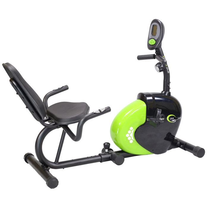 Bicicleta Magnetica Recumbent HMS R9259 PLUS, negru-verde [2]
