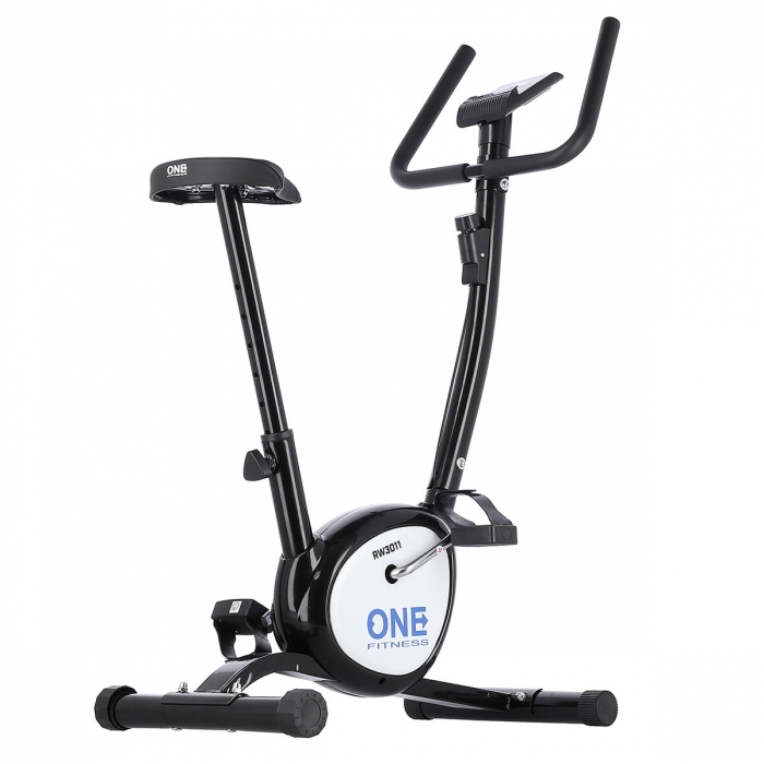 Bicicleta mecanica HMS ONE RW3011 Negru/Alb [3]