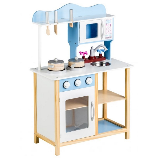 Bucatarie copii Ecotoys TK040 - Albastra [2]