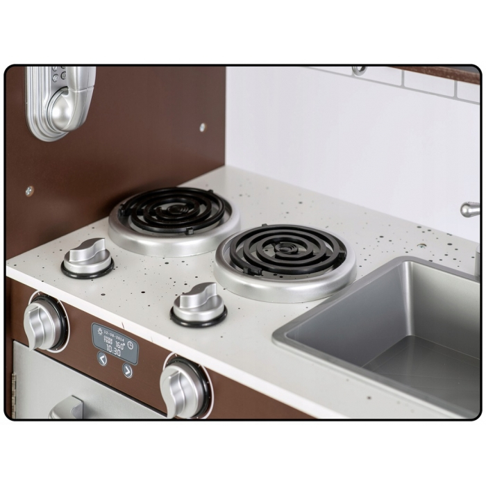 Bucatarie retro din lemn pentru copii Ricokids 7833 - Alb [3]