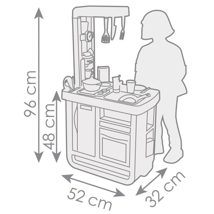 Bucatarie Smoby Bon Appetit albastru [4]