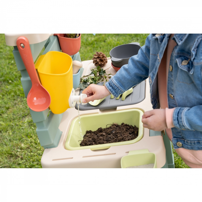 Bucatarie Smoby Mud Kitchen cu 15 accesorii [6]
