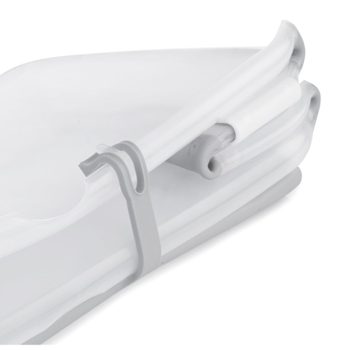 Cadita de baie cu pliere ultra-compacta, Jane, Oasis, cu doua manere, 68 x 42 x 26 cm, Blue [8]