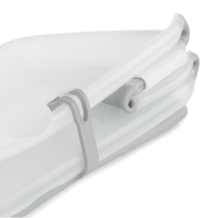 Cadita de baie cu pliere ultra-compacta, Jane, Oasis, cu doua manere, 68 x 42 x 26 cm, White [9]