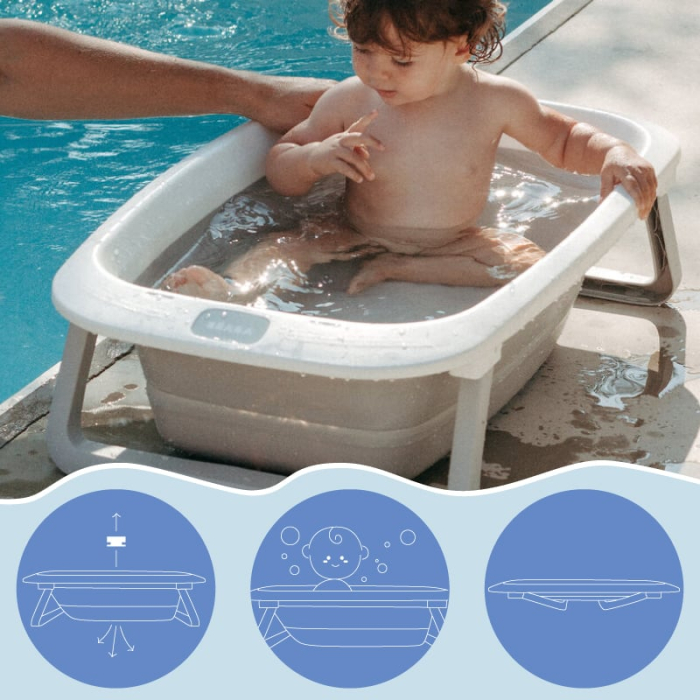 Cadita pliabila Beaba Eazy Pop Velvet Grey [3]