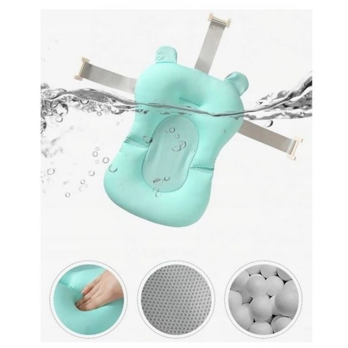 Cadita pliabila cu termometru si suport anatomic Genua Premium blue [11]