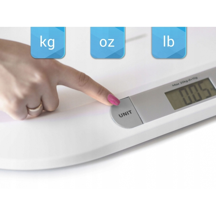 Cantar electronic pentru copii Berdsen BW-141 - Alb [2]