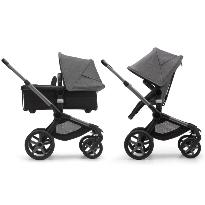 Capotina carucior Bugaboo Fox 5 Lynx Grey Melange [3]