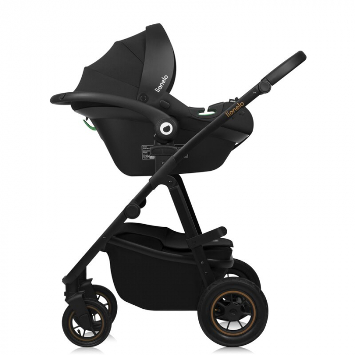 Carucior 3 in 1 Lionelo Amber Plus cadru aluminiu cu landou intarit si salteluta moale cu scoica auto [27]