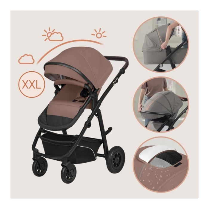 Carucior 3 in 1 Lionelo Bianka transformabil [33]