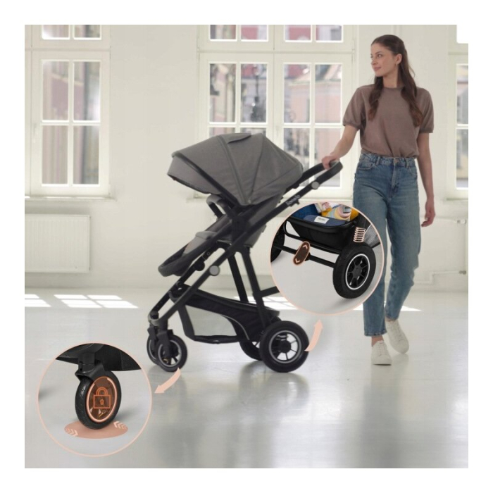 Carucior 3 in 1 Lionelo Bianka transformabil [35]