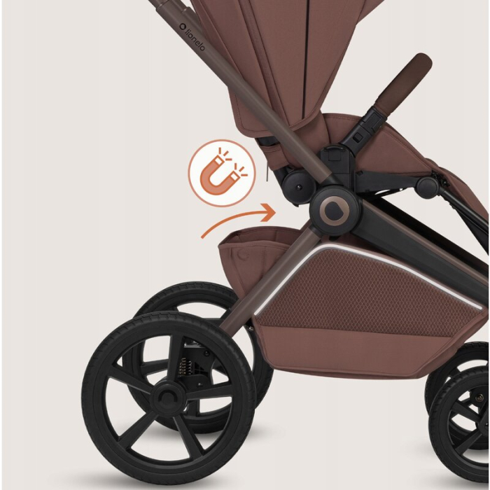 Carucior 3 in 1, Lionelo, Freya, Cu scoica ADAC, Landou si salteluta ventilate, Pliabil, Reglare spatar in 3 pozitii, Suport de picioare in 4 pozitii, Maner reglabil in 3 pozitii, Sustine 22 kg, Cu ac [31]