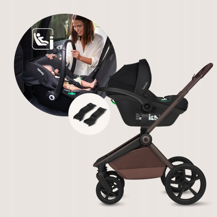 Carucior 3 in 1, Lionelo, Freya, Cu scoica ADAC, Landou si salteluta ventilate, Pliabil, Reglare spatar in 3 pozitii, Suport de picioare in 4 pozitii, Maner reglabil in 3 pozitii, Sustine 22 kg, Cu ac [39]