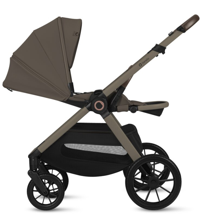 Carucior 3 in 1, Lionelo, Layla, Pana la 22 kg, Cadru aluminiu, Cu landou intarit si salteluta din spuma AirDots, Cu scoica auto testata ADAC, Reversibil, Cu ventilatie 3D, Cu accesorii, EN1888-1, EN1 [18]