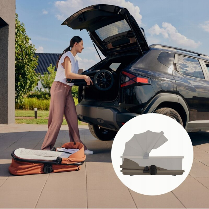 Carucior 3 in 1, Lionelo, Layla, Pana la 22 kg, Cadru aluminiu, Cu landou intarit si salteluta din spuma AirDots, Cu scoica auto testata ADAC, Reversibil, Cu ventilatie 3D, Cu accesorii, EN1888-1, EN1 [29]