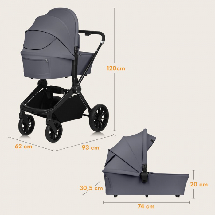 Carucior 3 in 1 Lionelo Mika [34]