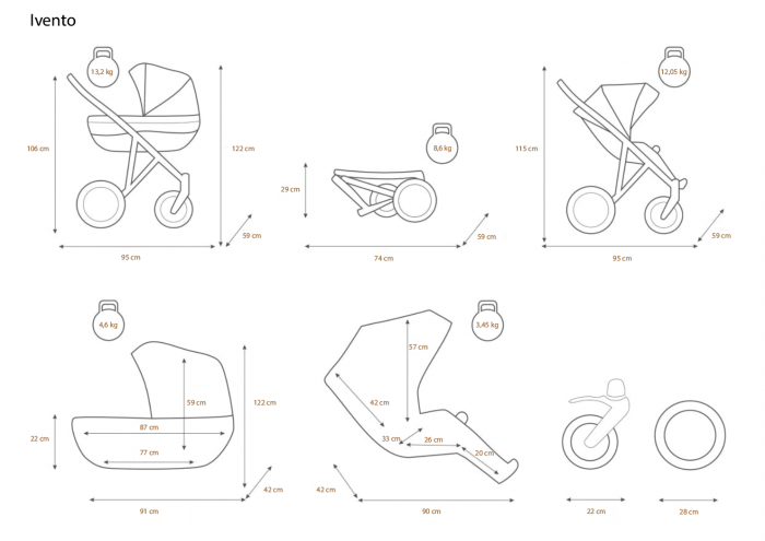 Carucior 2in1 Ivento Kunert [2]