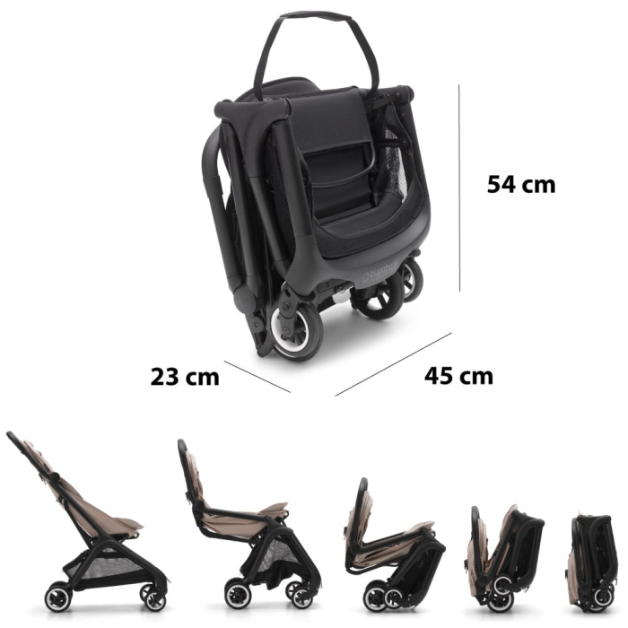 Carucior Bugaboo Butterfly Black Desert Taupe [4]