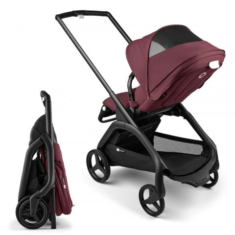 Carucior Bugaboo Dragonfly Black Dark Cherry [5]
