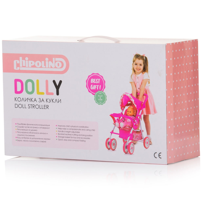 Carucior pentru papusi Chipolino Dolly multicolor [6]