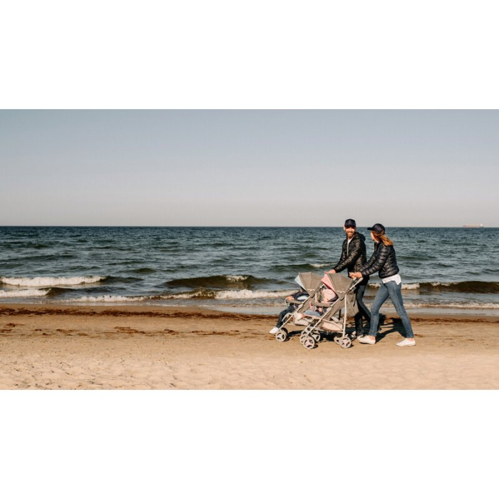 Carucior sport compact, Lionelo, Irma, Pliere tip umbrela, 6- 36 luni, Pana la 15 kg, Gri [28]