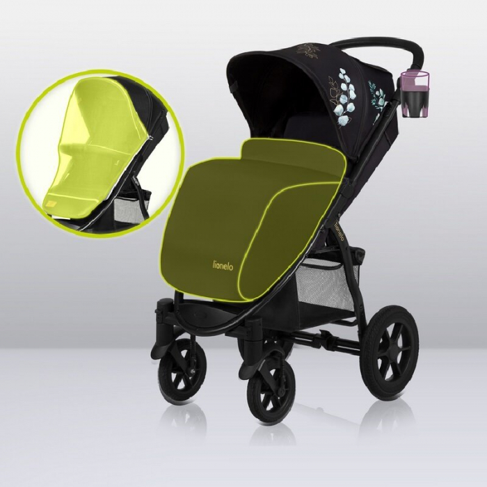 Carucior sport Lionelo Annet Tour Golden Moments Editie Limitata Negru [42]