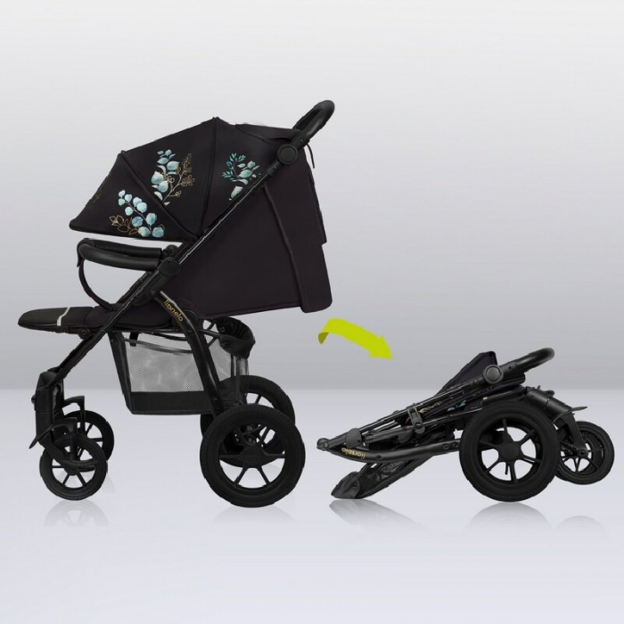 Carucior sport Lionelo Annet Tour Golden Moments Editie Limitata Negru [46]