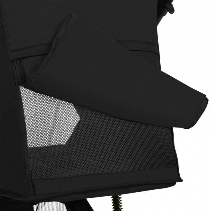 Carucior sport Lionelo Azura cu 3 roti cu baldachin XXL impermeabil [27]