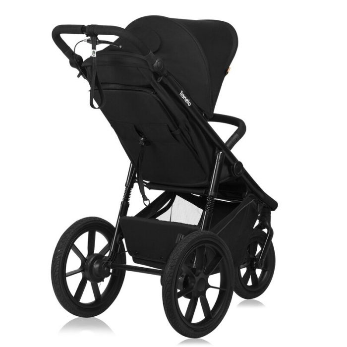 Carucior sport Lionelo Azura cu 3 roti cu baldachin XXL impermeabil [9]