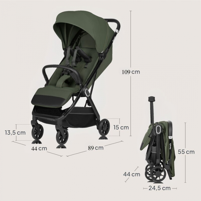 Carucior sport Lionelo Bess Greutate redusa - 7.5 kg [30]