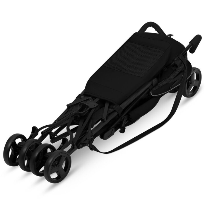 Carucior sport, Lionelo, Elia, Cu plasa de tantari, Suport de picioare reglabil, Spatar ajustabil in 4 pozitii, Capotina XXL, Pliere tip umbrela, Capacitate 15 kg, 6 luni+, EN 1888, Negru [13]