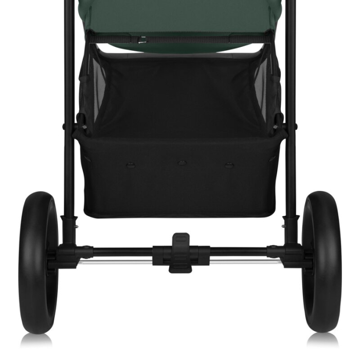 Carucior sport, Lionelo, Emma One, cu tavita, Suport pahar, Plasa de tantari, Roti EVA, Maner reglabil, Pana la 22 kg, 6 luni+, Verde [23]