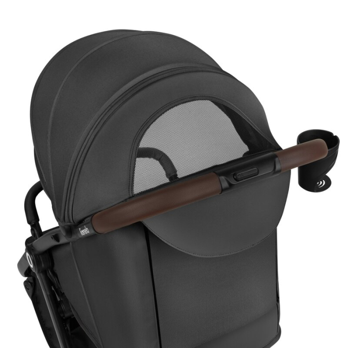 Carucior sport, Lionelo, Ingrid, Capotina impermeabila cu filtru UPF50+, Pana la 22 Kg, Sistem pentru pliere automata, 6 luni+, Gri [12]