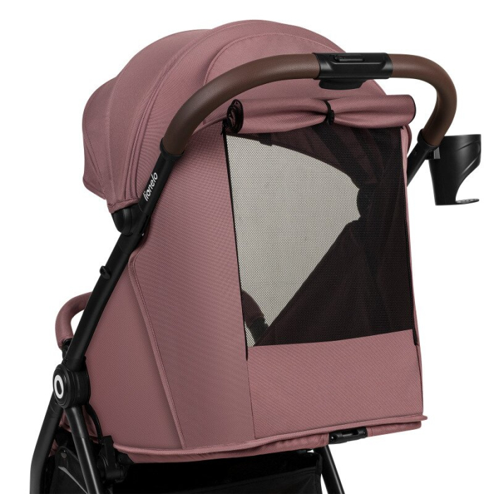 Carucior sport, Lionelo, Ingrid, Capotina impermeabila cu filtru UPF50+, Pana la 22 Kg, Sistem pentru pliere automata, 6 luni+, Roz [10]