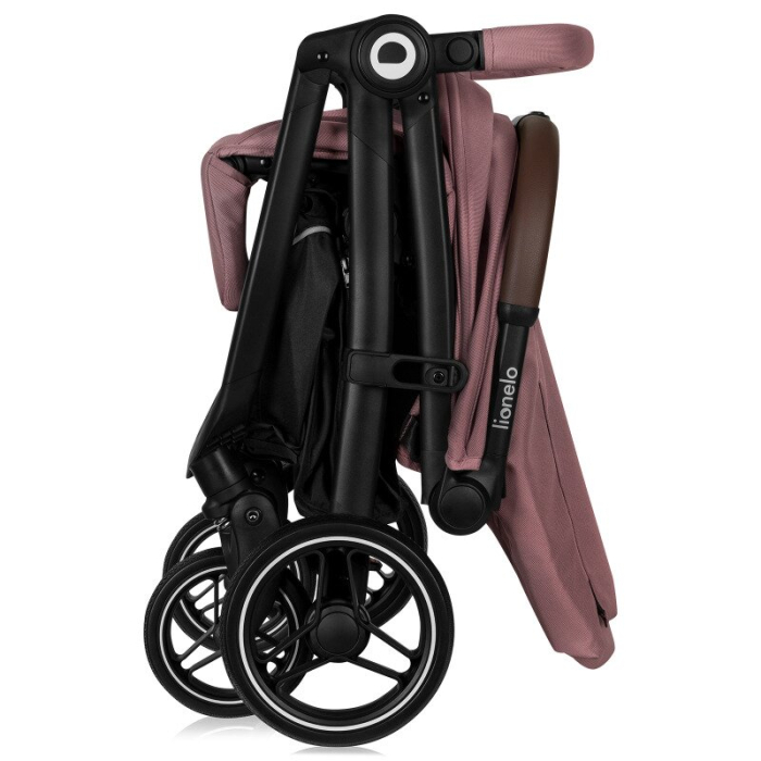 Carucior sport, Lionelo, Ingrid, Capotina impermeabila cu filtru UPF50+, Pana la 22 Kg, Sistem pentru pliere automata, 6 luni+, Roz [12]