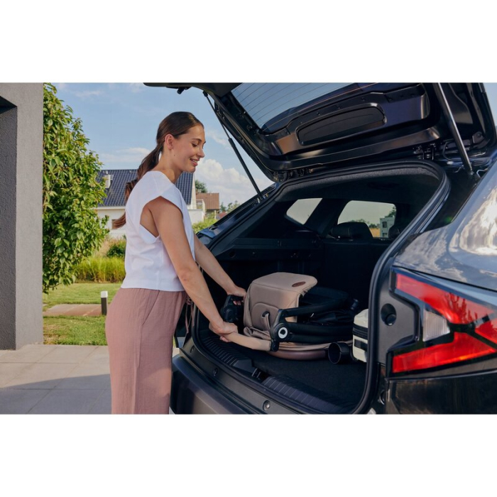 Carucior sport, Lionelo, Ingrid, Capotina impermeabila cu filtru UPF50+, Pana la 22 Kg, Sistem pentru pliere automata, 6 luni+, Roz [22]