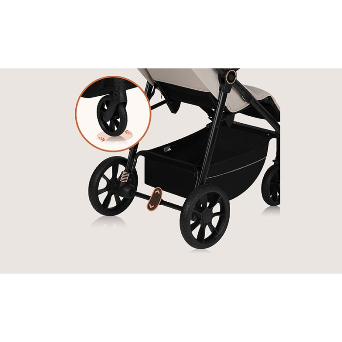 Carucior sport, Lionelo, Iva, Sustine 22 kg, 6 luni+, Bej [33]