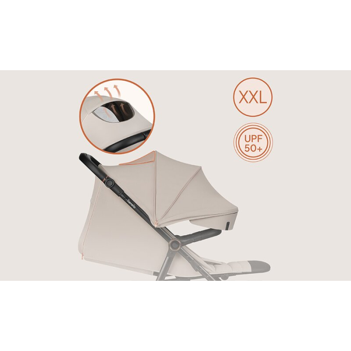 Carucior sport, Lionelo, Iva, Sustine 22 kg, 6 luni+, Bej [18]