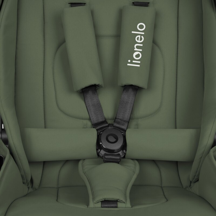 Carucior sport, Lionelo, Mika Plus, Cadru din aluminiu, Copertina XXL, cu accesorii, Pana la 22 kg, 6-48 luni; Bej [20]