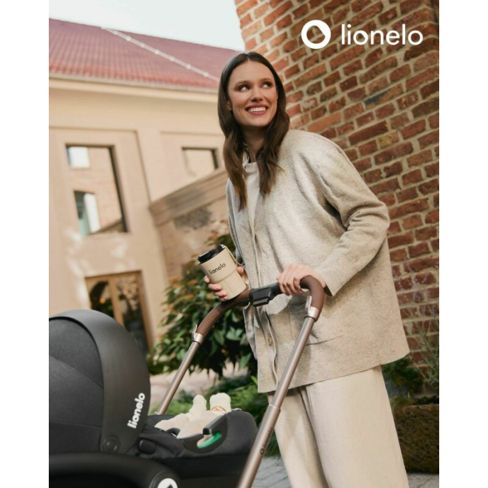 Carucior sport, Lionelo, Mika Plus, Cadru din aluminiu, Copertina XXL, cu accesorii, Pana la 22 kg, 6-48 luni; Mocha Mousse [34]