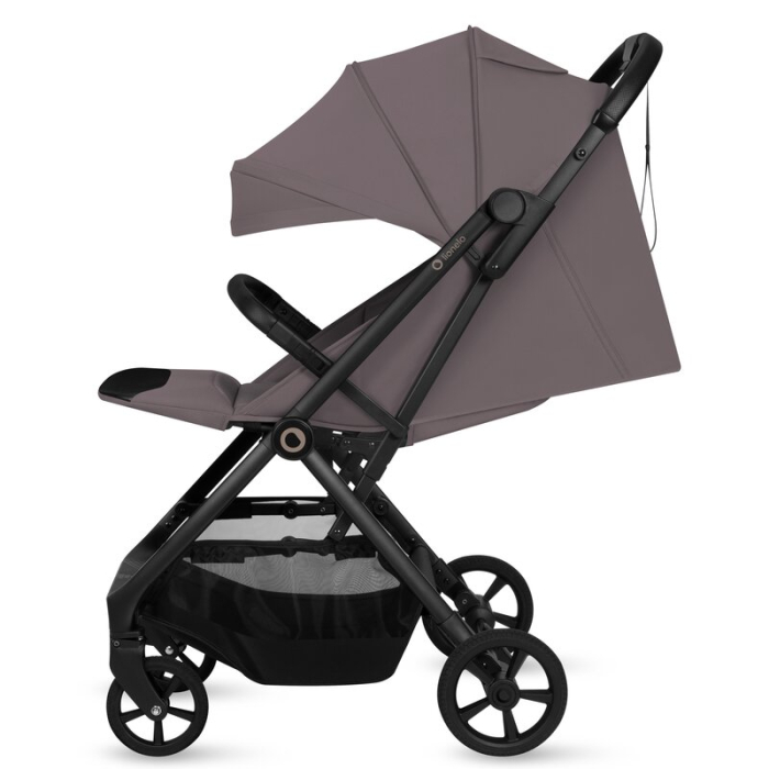 Carucior sport, Lionelo, Tansi, Pliere automata, Ultracompact, Manevrare cu o mana, Roti cu tehnologie GravelTech, Spatar si suport picioare reglabile, 6-48 luni, Sustine 22 kg, Bej Taupe [7]